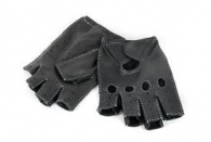 Перчатки мужские без пальцев черные Harmon Moda размер 8-10