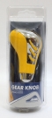 Ручка кулисы КПП Nova Bright FR4001 жёлтая/хром